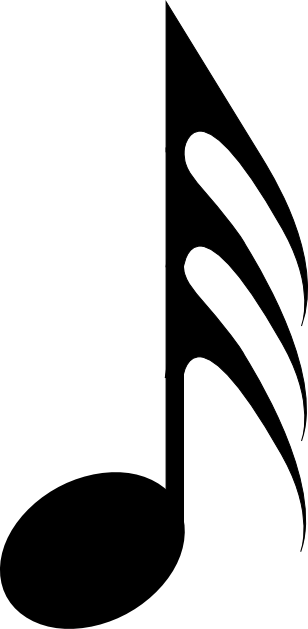 Clip Art Quarter Note (308x629)