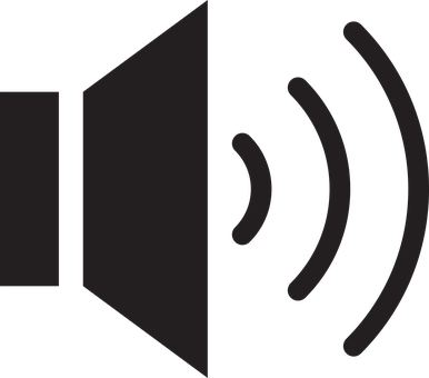 Icon Loudspeaker Speaker Horn Sound Volume - Icone Son (386x340)