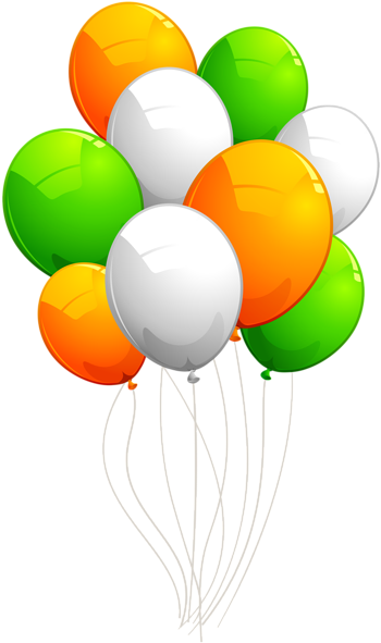 Globos Irlandeses Transparente Imagen Png - Globos Png Transparente (353x600)