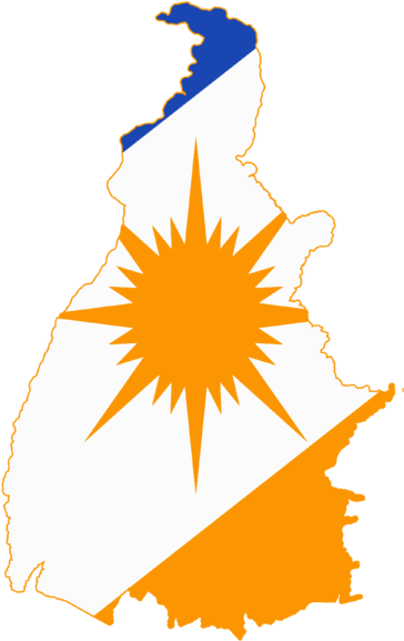 Flag Map Of Tocantins - Pesquisa Eleitoral Do Tocantins 2018 (375x599)