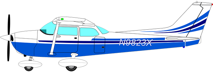 Flugzeug Verkehr Flughafen Luftfahrt Flieg - Cessna 172 Clip Art (680x340)