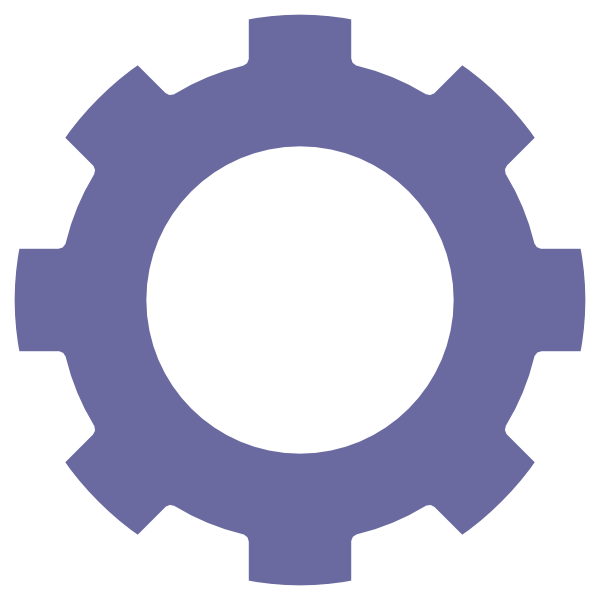 Mechanical Gear Silhouette (600x600)