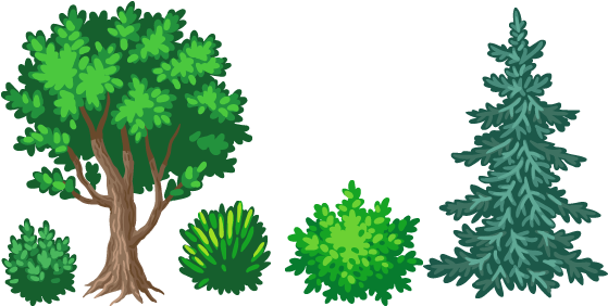 Tree And Shrub Care Ohio - Arboles Y Arbustos Dibujos (600x300)