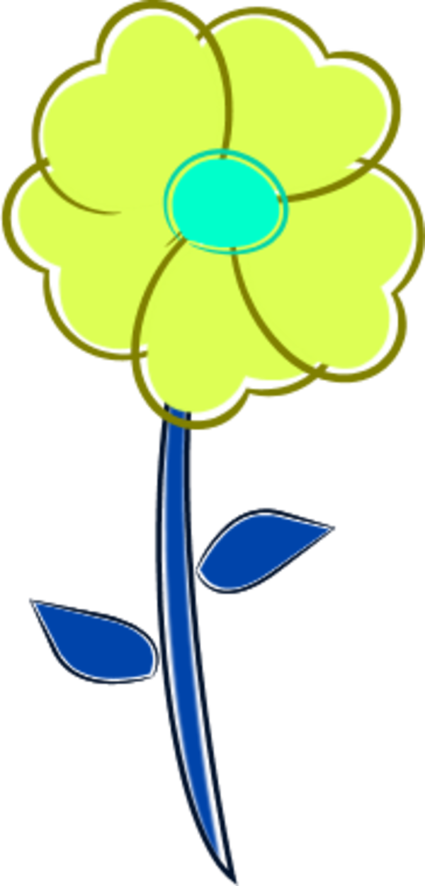 Large Flower - Flor Png (600x1251)
