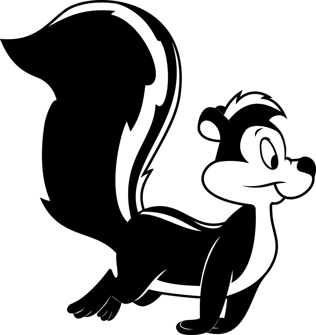 Pepe Le Pew - Pepe Le Pew Vector (1024x1084)