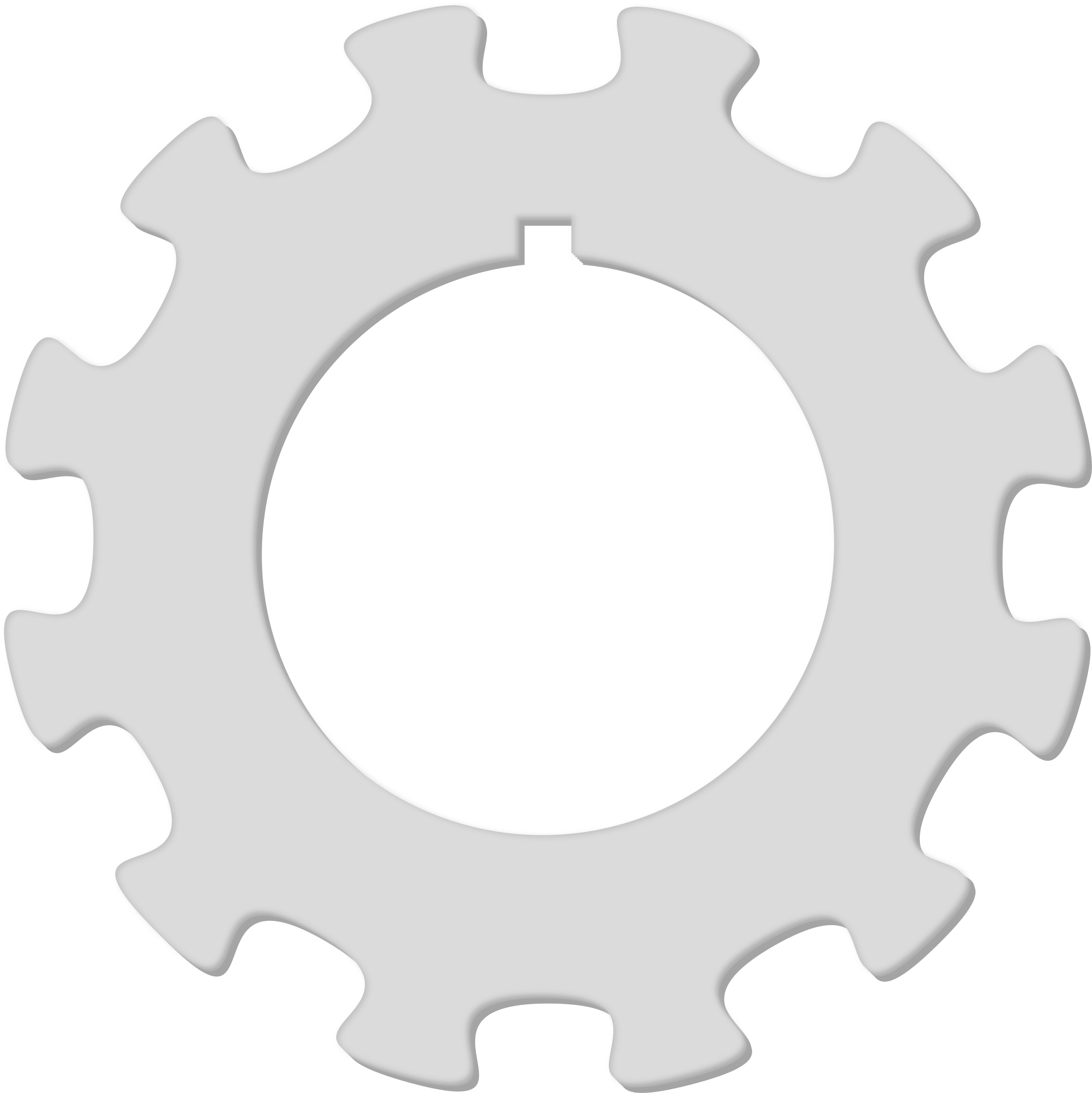 Gear Clipart - Western Visayas College Of Science And Technology (2397x2400)