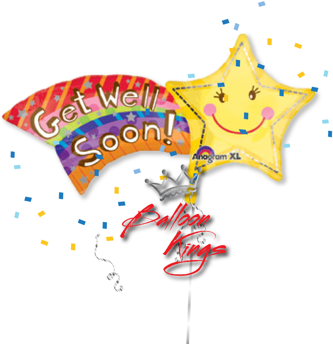 Get Well Soon Shooting Star - Get Well Soon Star (1280x1280)