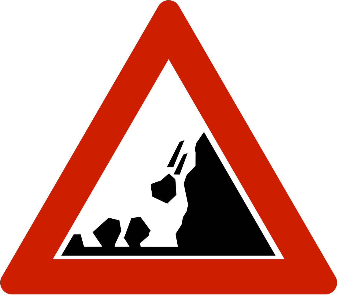 Norwegian Road Sign - Men At Work Traffic Sign (1167x1024)