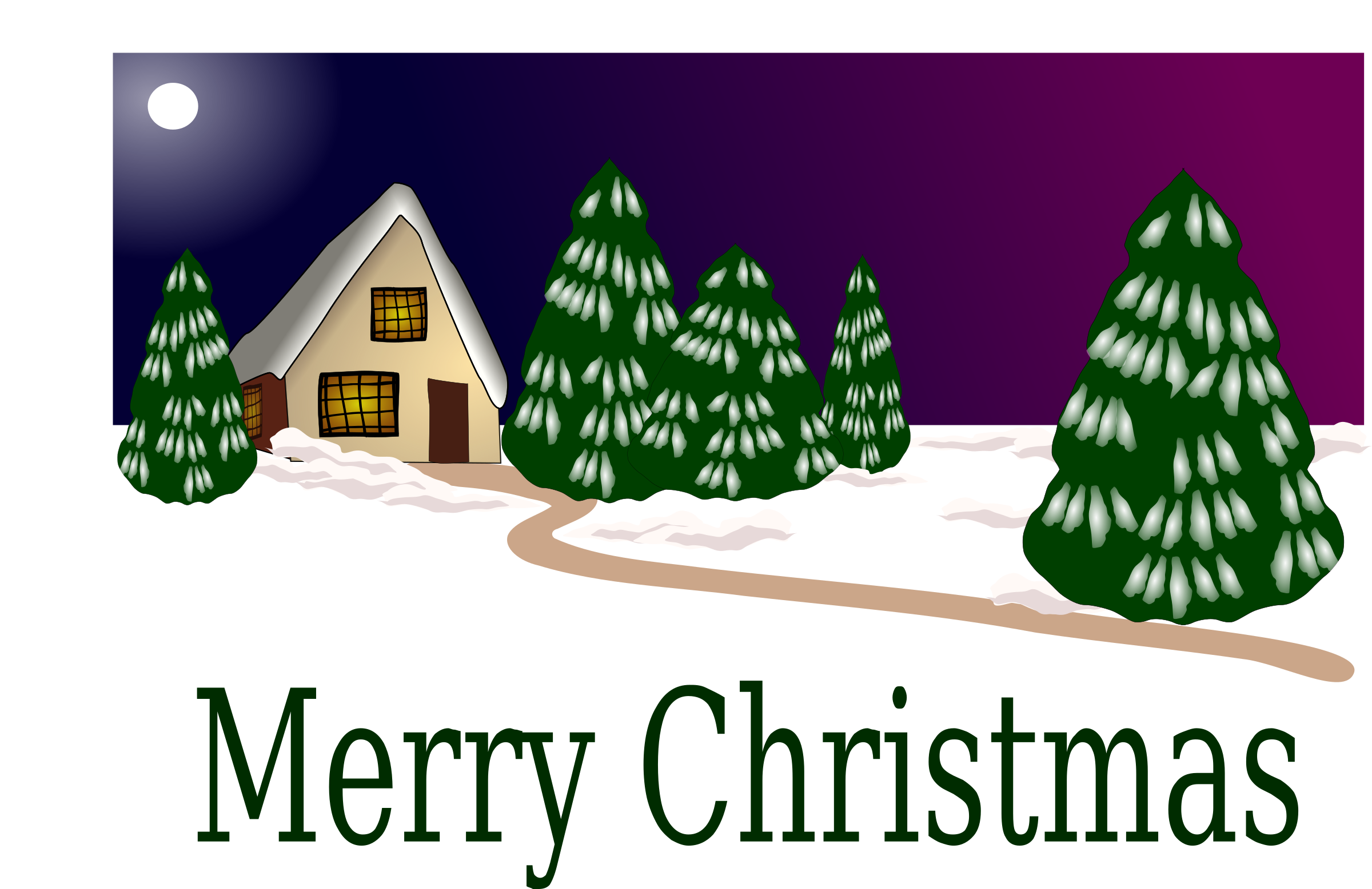 Libreoffice Greeting Card Template ~ Clipart Christmas - رسم فصل الصيف (2400x1557)