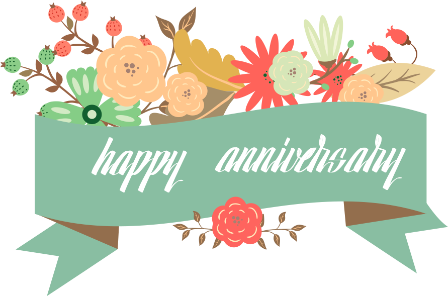 Wedding Anniversary Greeting Card - Happy Anniversary Wishes Png (1089x1000)