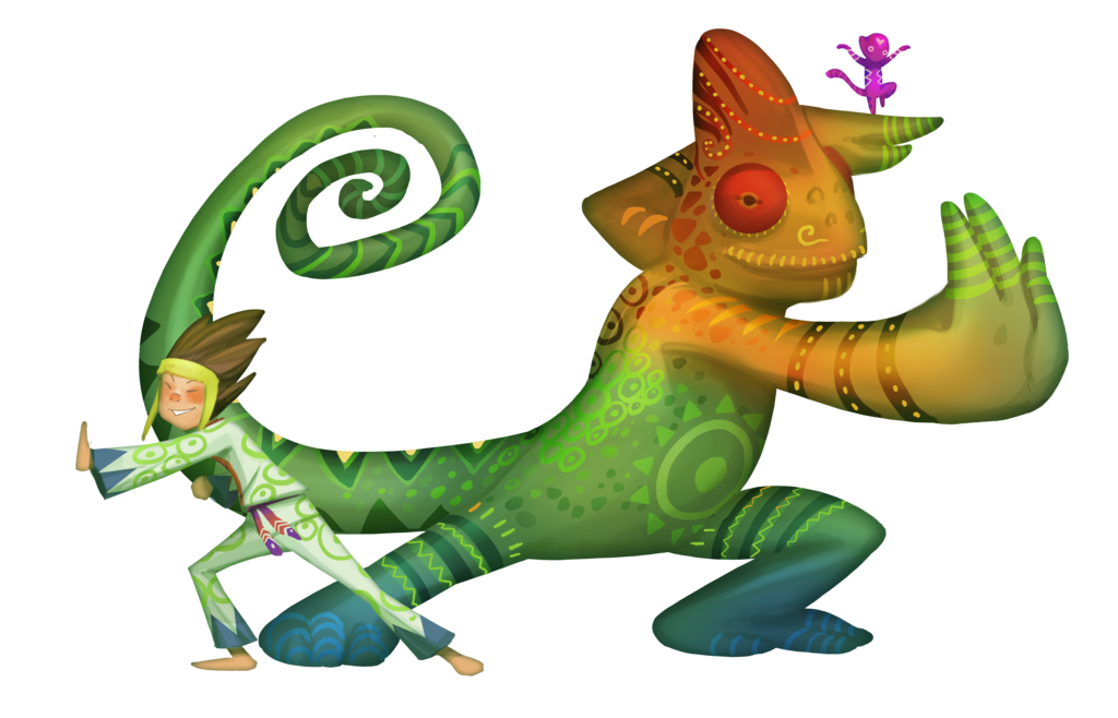 Chameleon And Kid By Froggiechan - Comics (1024x658)