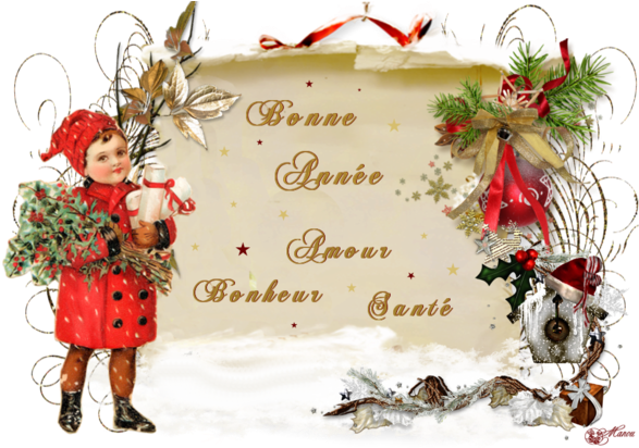 Cluster - Vintage Christmas Girl 2 Mousepad (600x411)
