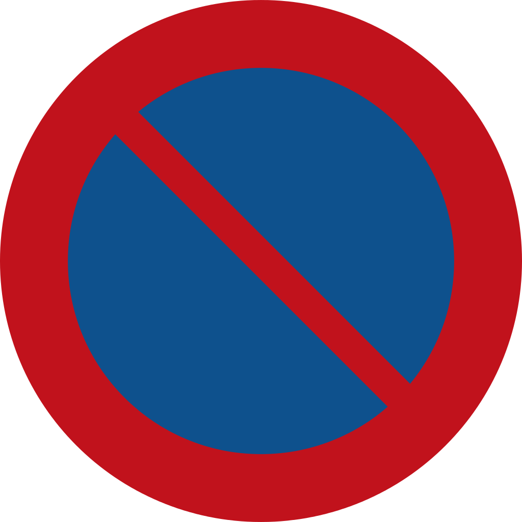 Traffic Sign Netherlands Road Bildtafel Der Verkehrszeichen - Verkeersbord E1 (1024x1024)