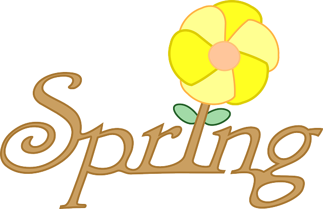 Text Spring, Flower, Text - Cartoon Pictures Of Spring Season (640x415)