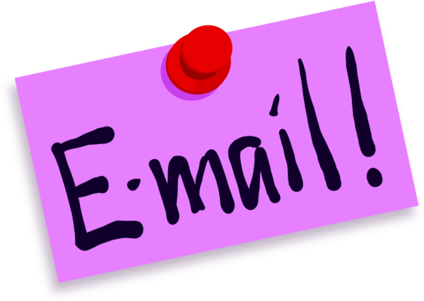 Thumbtack Cliparts - Email Clip Art (600x426)