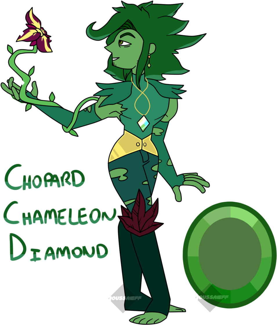 Chopard Chameleon Diamond By Superparadyse - Steven Universe Chameleon Diamond (1024x1189)