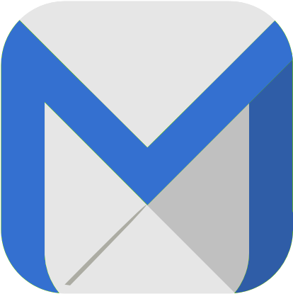 E Mail Icon - Blue Gmail Icon (512x512)