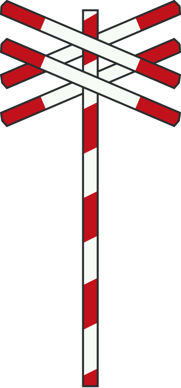 768 Pixels - Draw Dutch Train Crossing (358x767)