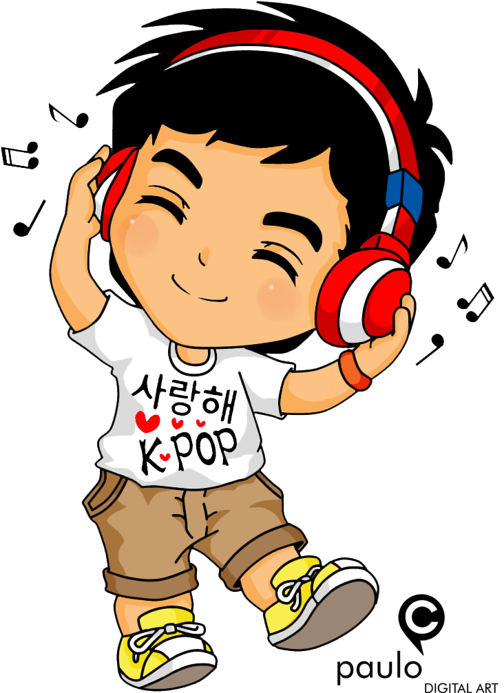 Kpop Chibi - Kpop Clipart (764x1102)