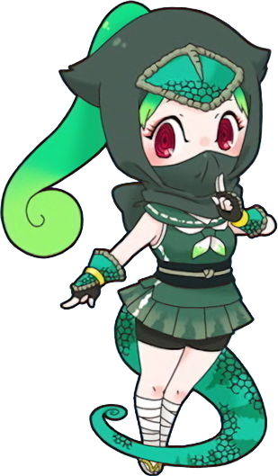 Old Design - Panther Chameleon Kemono Friends (309x529)
