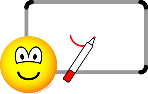 White Board Emoticon - Emoticon (517x328)