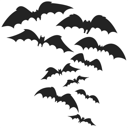 Halloween Bats Clipart - Halloween Background Dots (432x432)