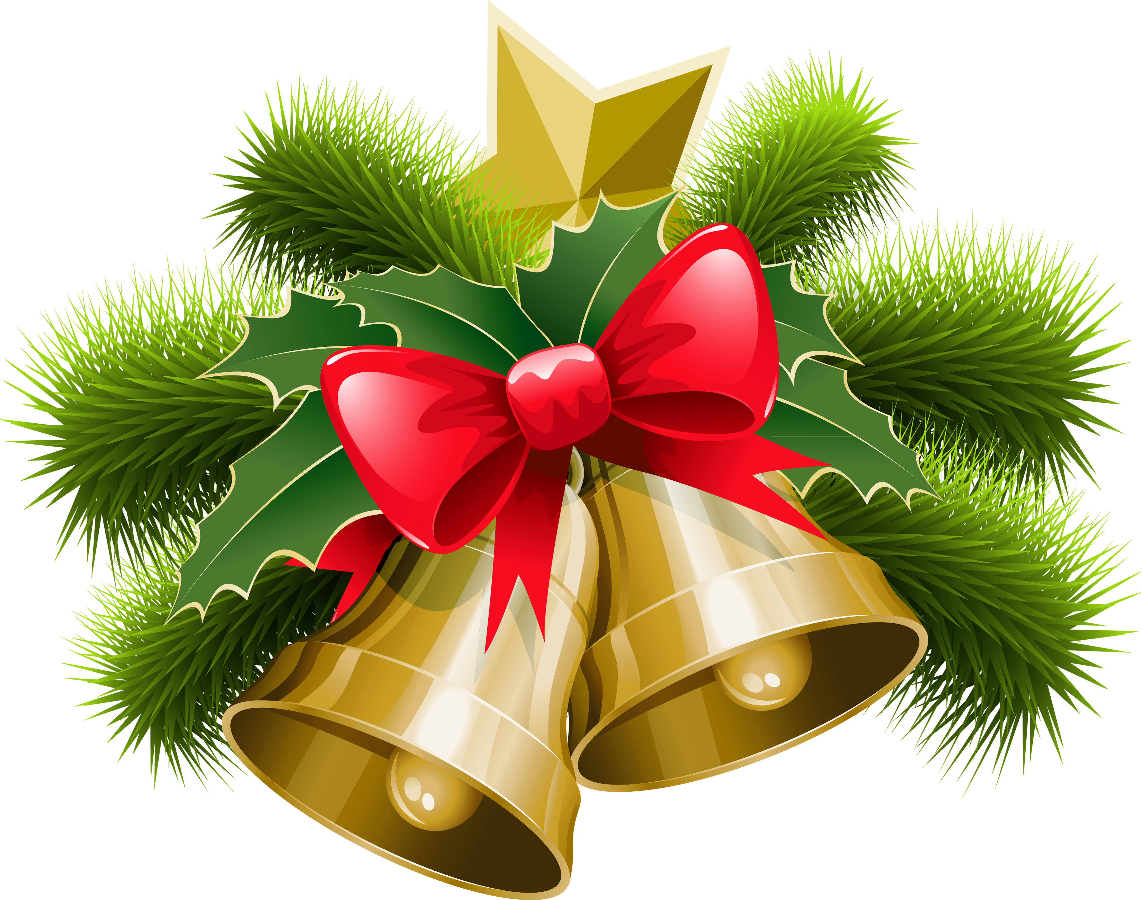 Christmas Bell Png 02 - Christmas Bells Transparent (3700x2915)