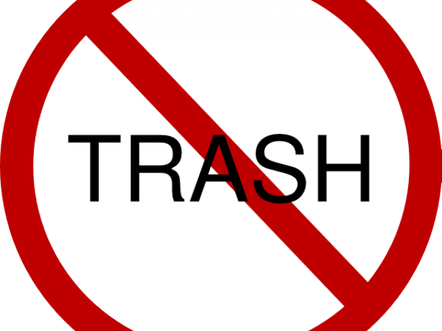 No Trash Cliparts - Suntech Building Systems Inc (640x480)