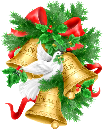 Christmas Bell Images - Compliments Of The Season Greetings (369x471)