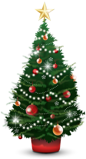Christmas Tree Image - Merry Christmas With Xmas Tree (512x512)