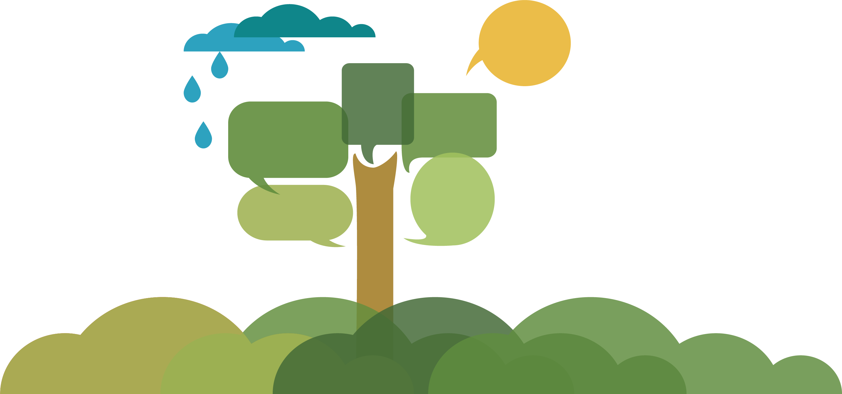 Speech Balloon Graphic Design - تنفيذ برنامج المدارس المعززة للسلوك الايجابي (2930x1372)