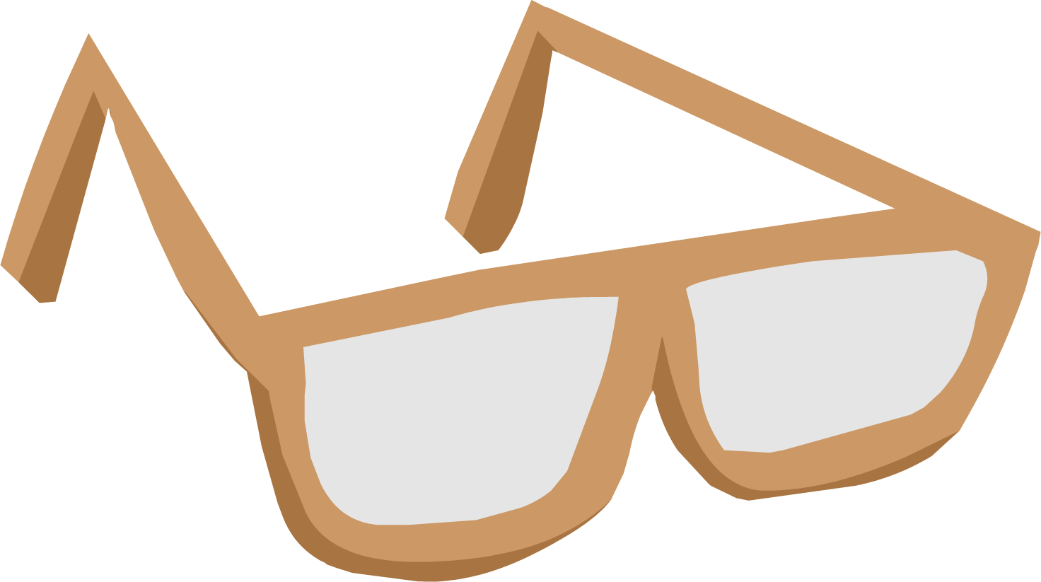 Brown Glasses - Glasses Club Penguin (1472x823)