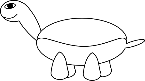 Broască Ţestoasă, Turtle, Zâmbitor - Clip Art (608x340)