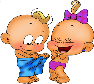 See Keith S's Animated Gif On Photobucket - Baby Boy And Girl On Cartoon (431x374)