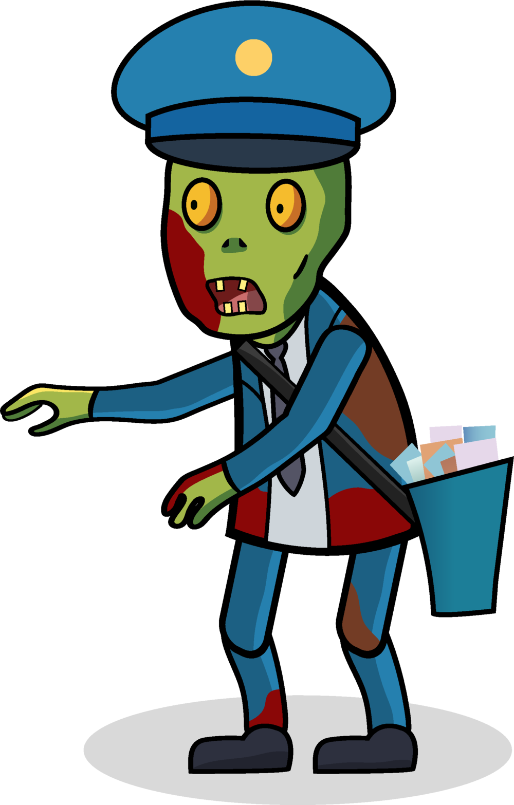 Mailman Zombie - Mailman Zombie (1000x1567)