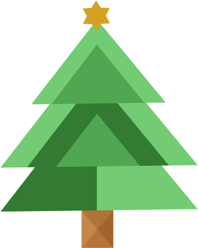 Christmas Tree Icon - Christmas Tree Silhouette Clip Art (512x512)