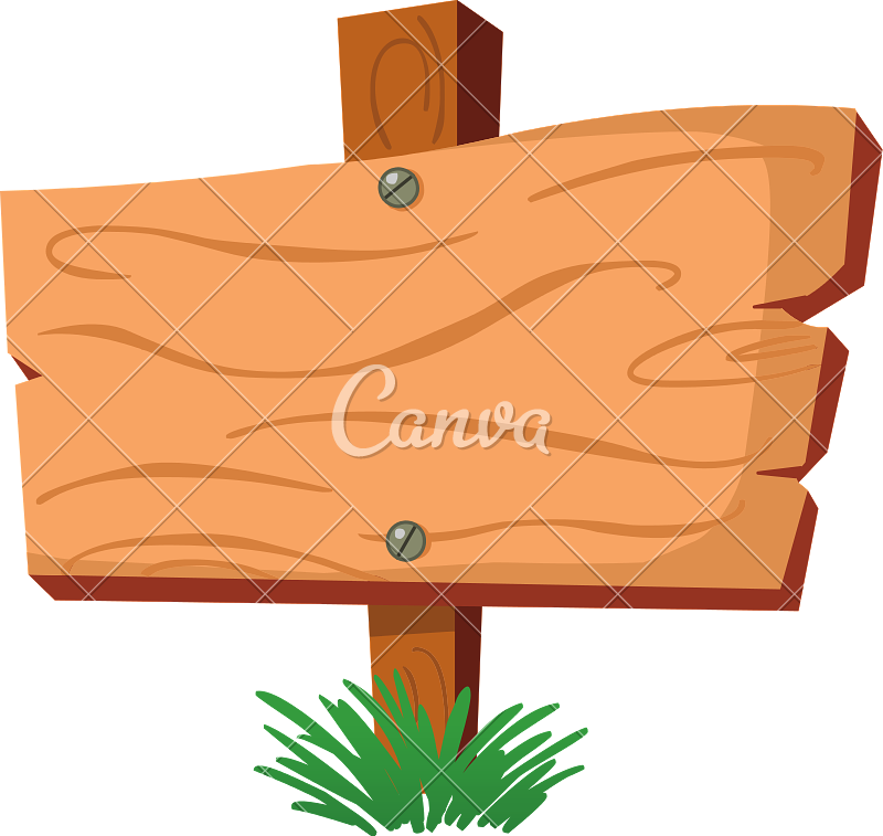 Wood Plank Sign - Wood Sign Vector (800x757)