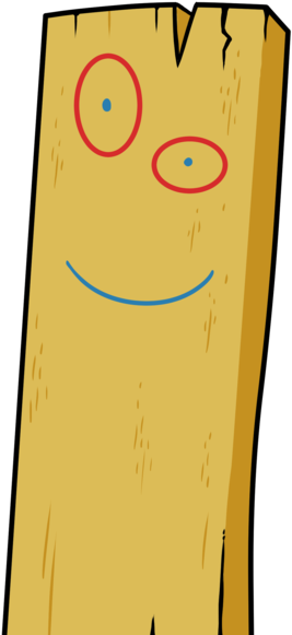 Peeking Static Wood - Wood (600x600)