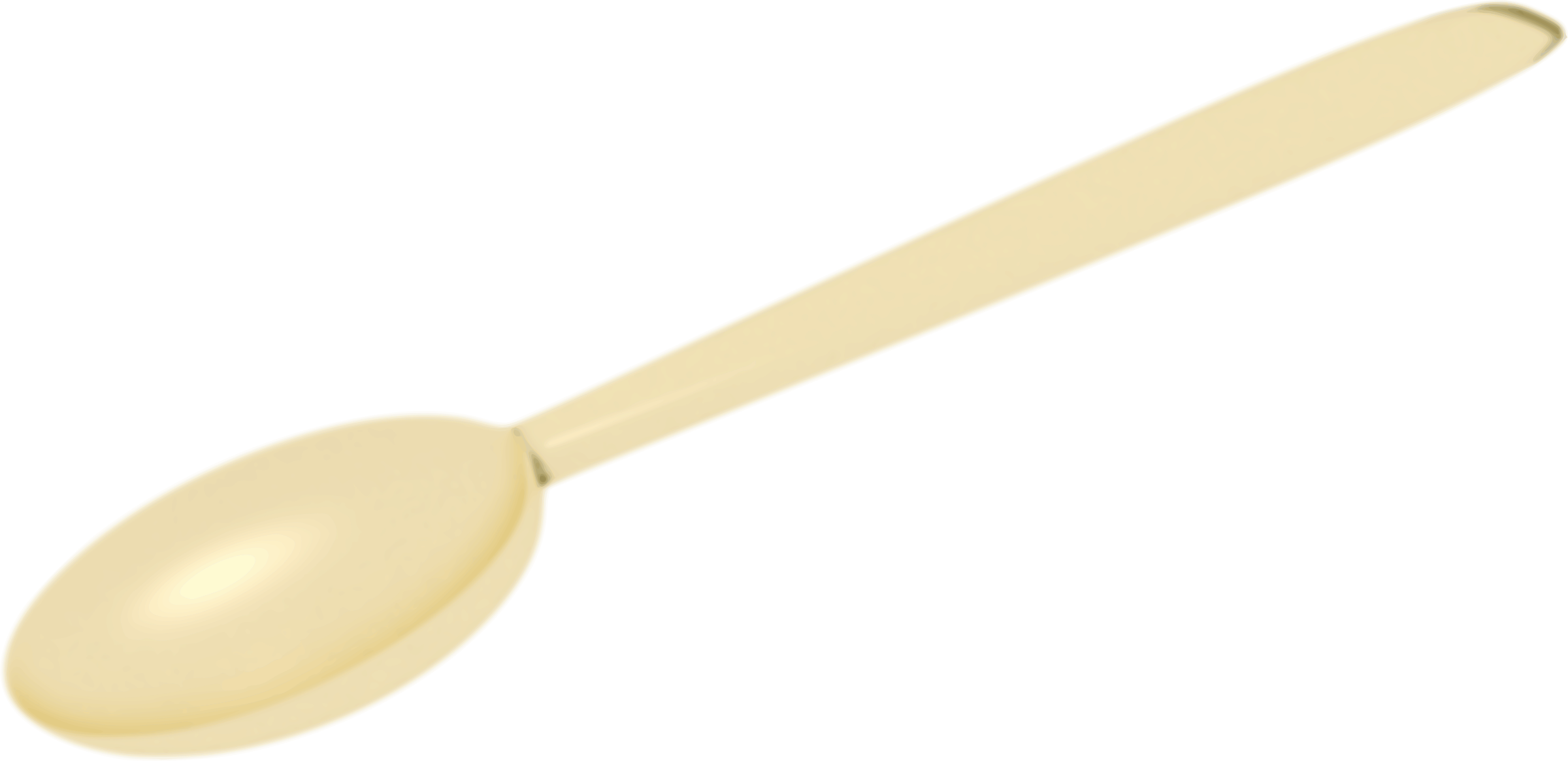 Wooden Spoon Cliparts - Wooden Spoon Clipart Kid (2400x1165)