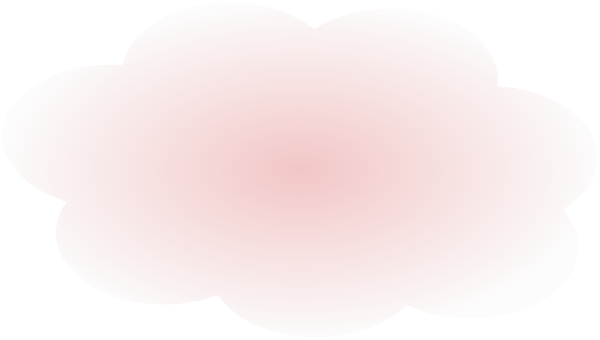 Cloud Clipart Light Pink - Light Pink Cloud Clipart (600x340)