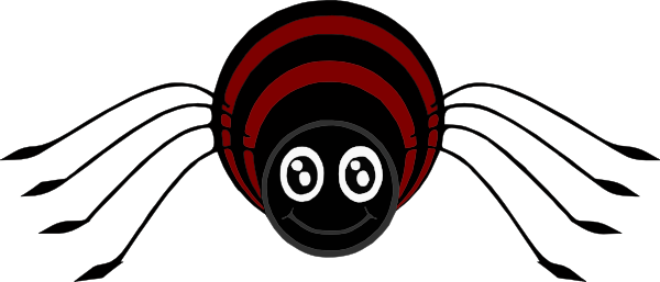 Animated Picture Of A Spider (600x257)