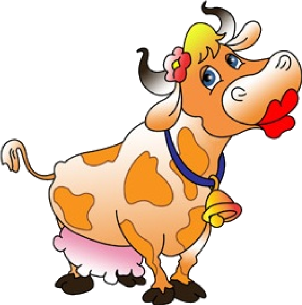 Cute Cow Clipart - Sexy Cow Clipart (600x600)