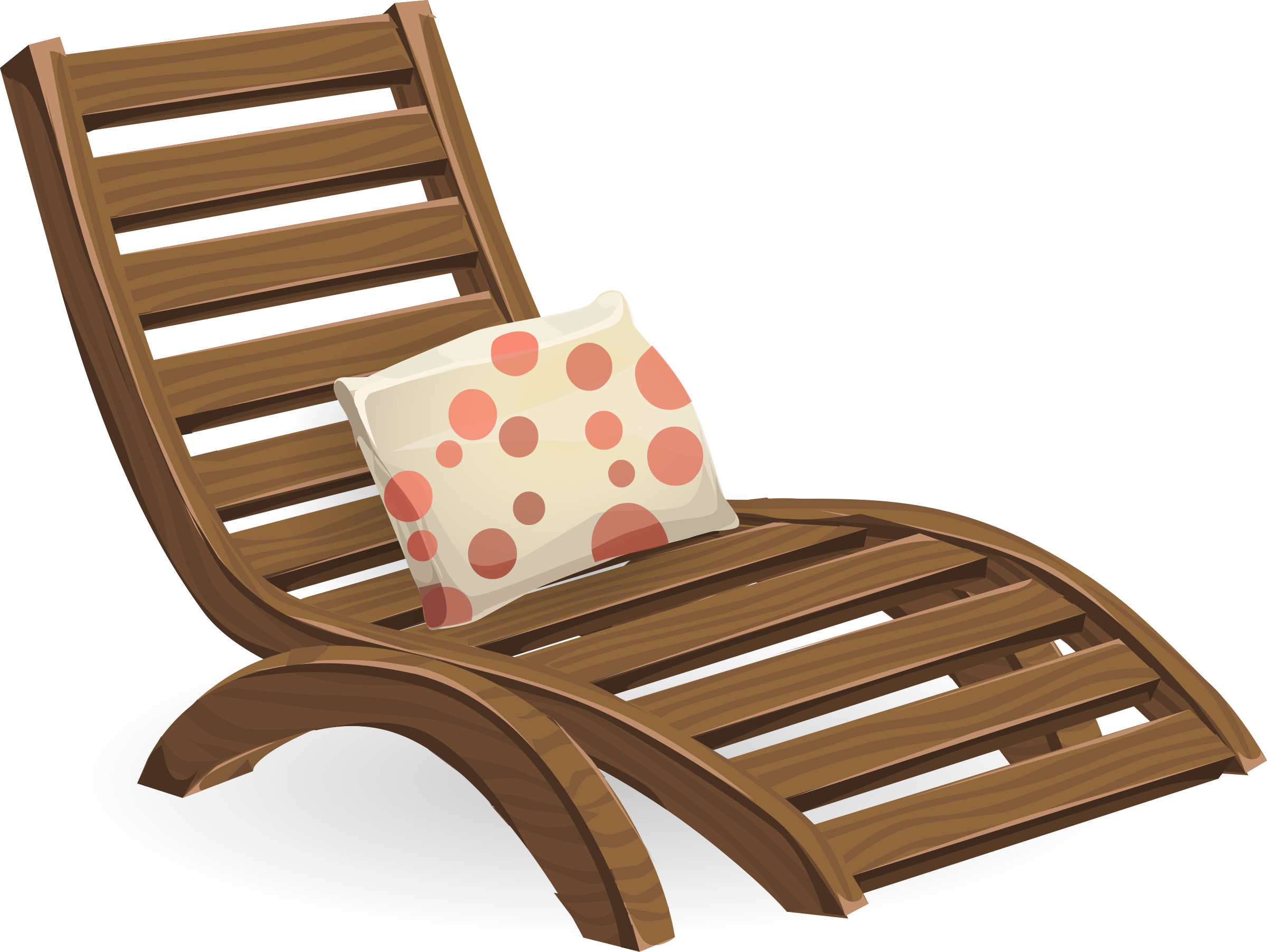 Big Image - Deck Chair Clipart (2400x1804)