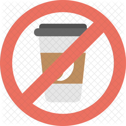No Drinks Allowed Icon - Beverages (512x512)
