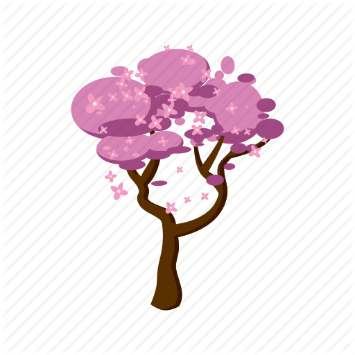 Cartoon Cherry Blossom Tree - Cherry Blossom Tree Cartoon (512x512)