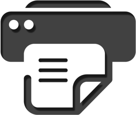 Devine Clipart - - Fax Icon Vector Png (486x486)
