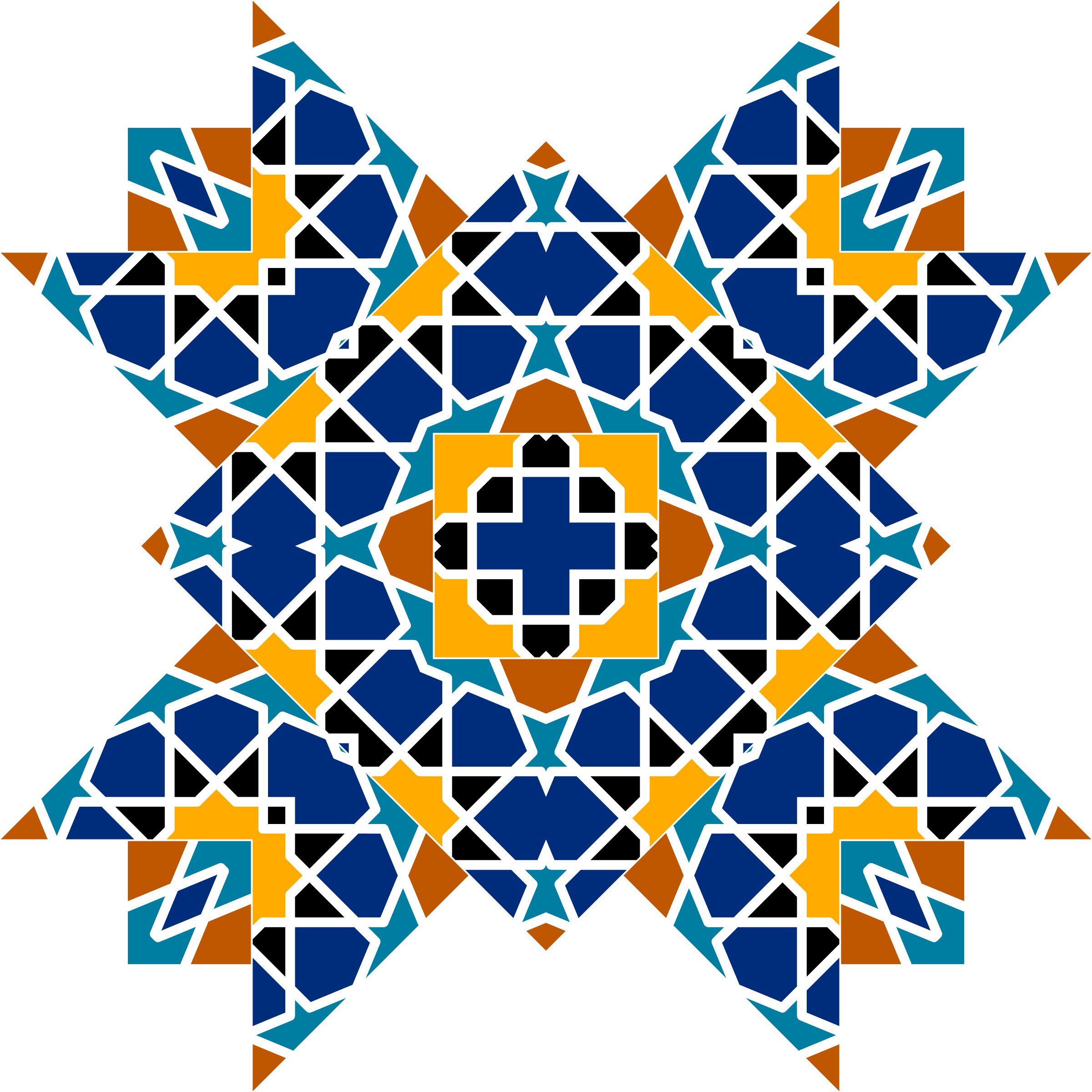 Islamic Design Clipart - Islamic Geometric Patterns Png (2400x2400)