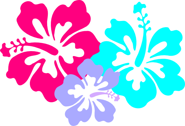 ) Clip Art At Clker - Hawaii Flower (600x409)