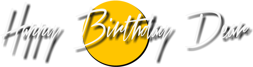 Happy Birthday Text Png Images - Graphics (1024x461)