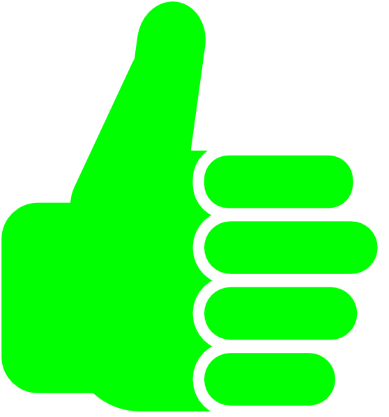 Thumbsup Clip Art - Thumbs Up Clip Art (558x598)